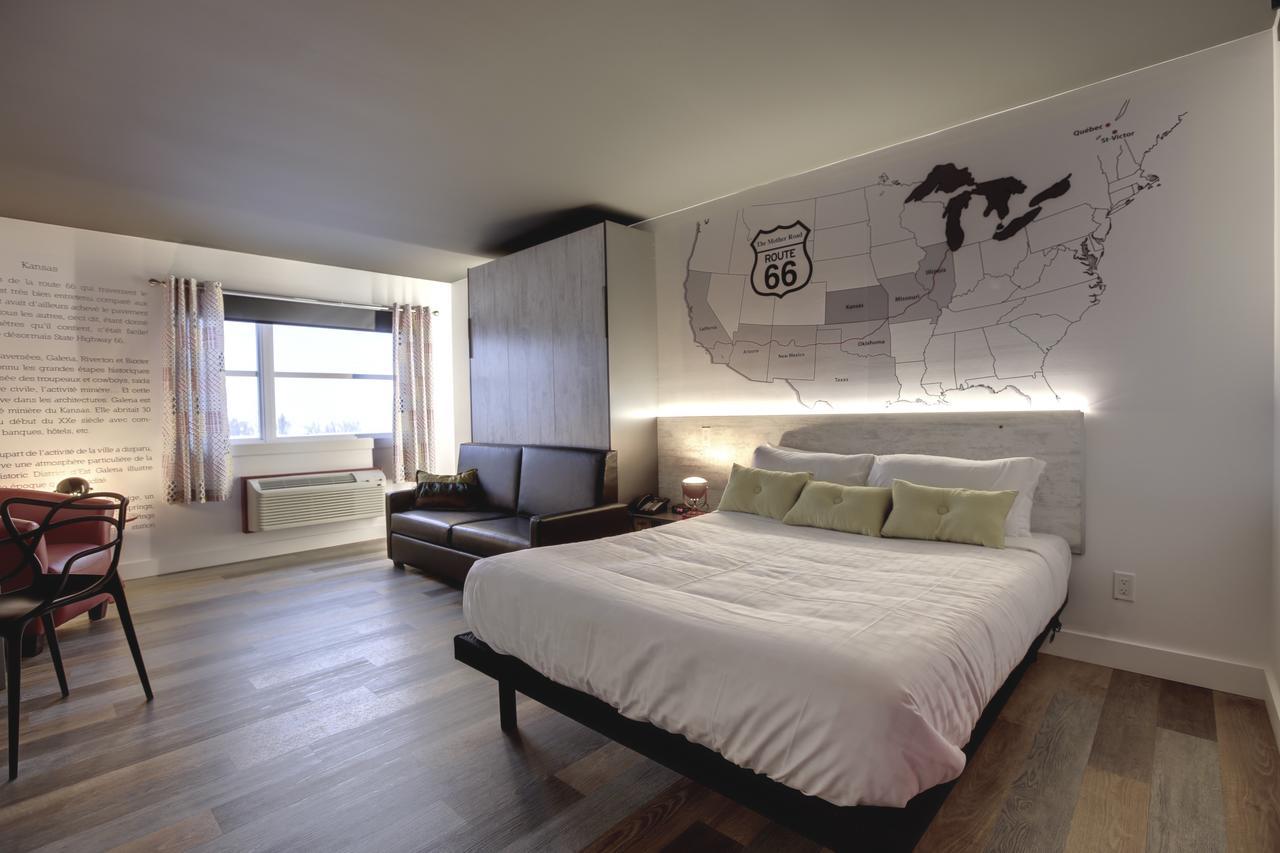 Hotel Historique Et Manoir Route 66 Saint-Victor ภายนอก รูปภาพ